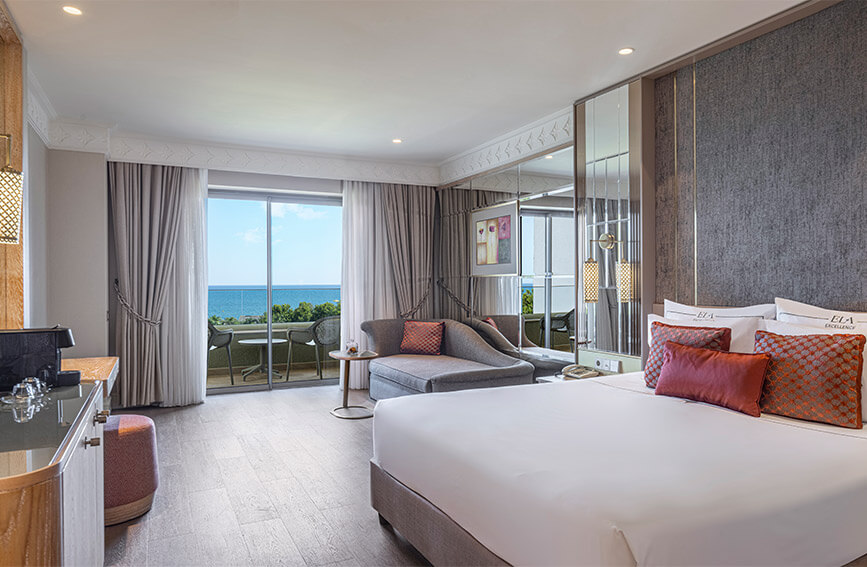 Superior Oda Bahçe & Deniz Manzaralı